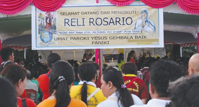 reli rosario Yesus gembala Baik Paniki