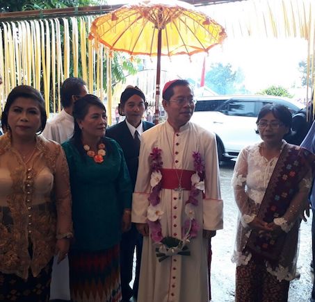 uskup dijemput di dumoga